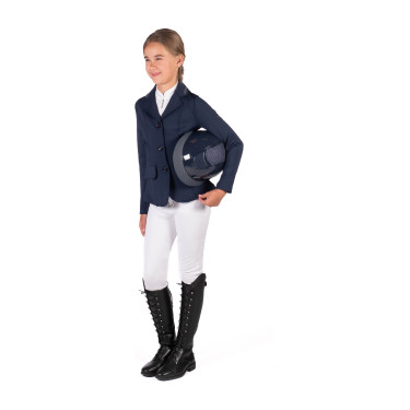 Chaqueta de concurso HKM Amy para niña/niño Azul profundo