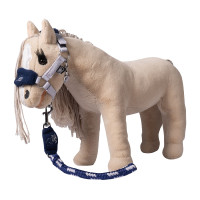 Set de cabestros Cuddle Horse HKM Gris / azul