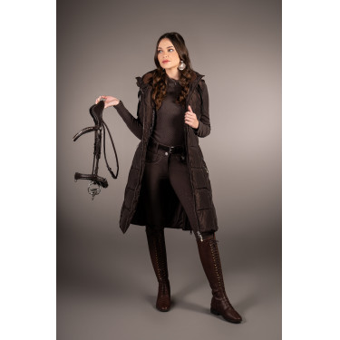 Chaleco largo sin mangas Lauria Garrelli Arezzo para mujer