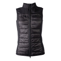 Chaleco sin mangas HKM de jersey/nylón Basel II Style para mujer Negro