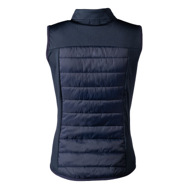 Chaleco sin mangas HKM de jersey/nylón Basel II Style para mujer Azul profundo
