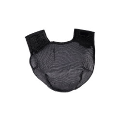 Protector de nuca HKM con velcro, paquete de 3 Negro