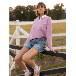 Polo de rugby LeMieux Rochelle para mujer Fondant