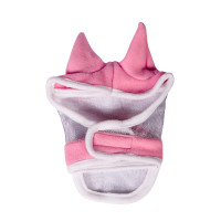 Máscara antimoscas HKM con parte para Hobby Horse Rosa