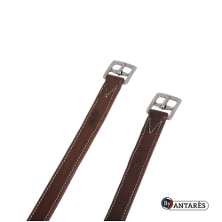 Estribos Signature by Antares forrados en becerro