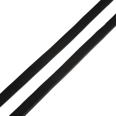 Estribos Signature by Antares forrados en becerro Negro