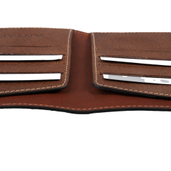 Porta pasaporte Antares de cuero malt