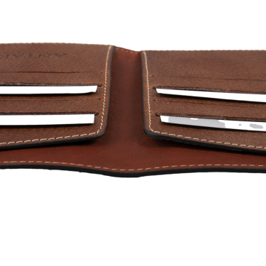 Porta pasaporte Antares de cuero malt