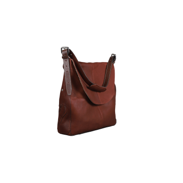 Bolso bandolera Antares de cuero Milano Avellana Marr&amp;amp;amp;oacute;n