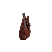 Bolso bandolera Antares de cuero Milano Avellana Marr&amp;amp;amp;oacute;n