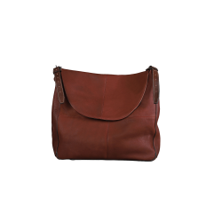 Bolso bandolera Antares de cuero Milano Avellana Marr&amp;amp;amp;oacute;n