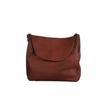 Bolso bandolera Antares de cuero Milano Avellana Marr&amp;amp;amp;oacute;n