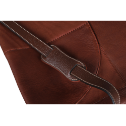 Bolso bandolera Antares de cuero Milano Avellana Marr&amp;amp;amp;oacute;n