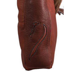 Bolso bandolera Antares de cuero Milano Avellana Marr&amp;amp;amp;oacute;n