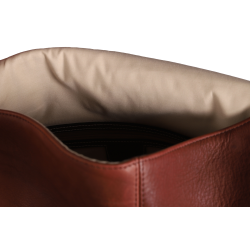 Bolso bandolera Antares de cuero Milano Avellana Marr&amp;amp;amp;oacute;n