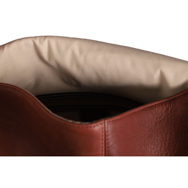 Bolso bandolera Antares de cuero Milano Avellana Marr&amp;amp;amp;oacute;n