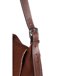 Bolso bandolera Antares de cuero Milano Avellana Marr&amp;amp;amp;oacute;n