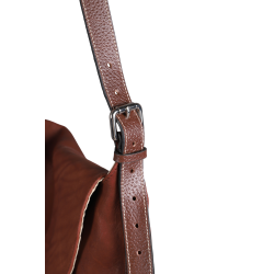Bolso bandolera Antares de cuero Milano Avellana Marr&amp;amp;amp;oacute;n