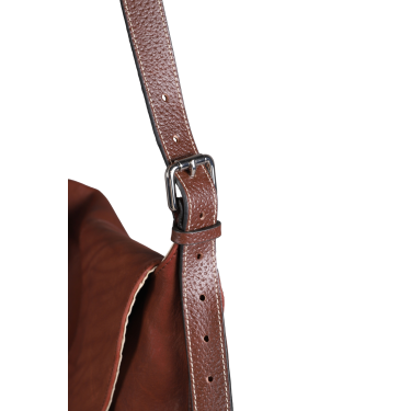 Bolso bandolera Antares de cuero Milano Avellana Marr&amp;amp;amp;oacute;n