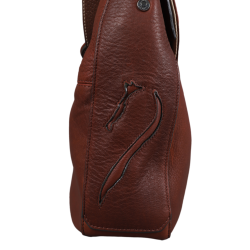 Bolso bandolera Antares de cuero Milano Avellana Marr&amp;amp;amp;oacute;n