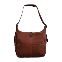 Bolso Antares Paris pequeño formato Avellana Marr&amp;amp;amp;oacute;n