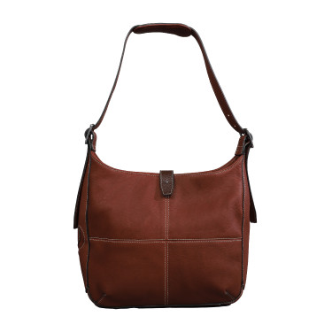 Bolso Antares Paris pequeño formato Avellana Marr&amp;amp;amp;oacute;n