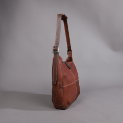 Bolso Antares Paris pequeño formato Avellana Marr&amp;amp;amp;oacute;n