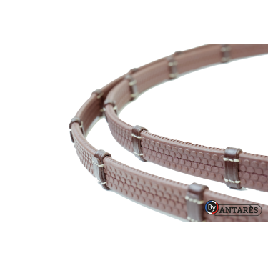 Riendas Signature by Antares de goma 16 mm con 7 topes