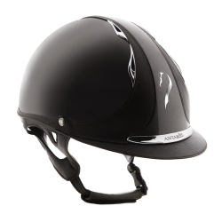 Casco Antares Origin Premium con visera estándar Bison barnizado