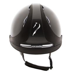 Casco Antares Origin Premium con visera estándar Bison barnizado