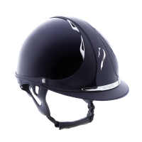 Casco Antares Origin Premium con visera estándar Azul barnizado