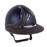 Casco Antares Origin Galaxy visera Eclipse Azul / cuero marrón