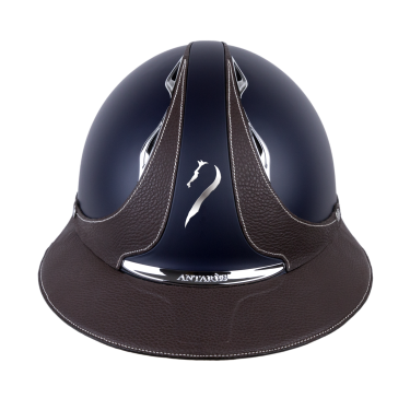 Casco Antares Origin Galaxy visera Eclipse Azul / cuero marrón