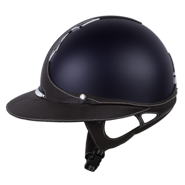 Casco Antares Origin Galaxy visera Eclipse Azul / cuero marrón