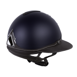 Casco Antares Origin Galaxy visera Eclipse Azul / cuero marrón