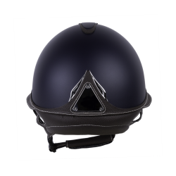 Casco Antares Origin Galaxy visera Eclipse Azul / cuero marrón