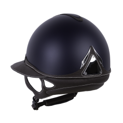 Casco Antares Origin Galaxy visera Eclipse Azul / cuero marrón