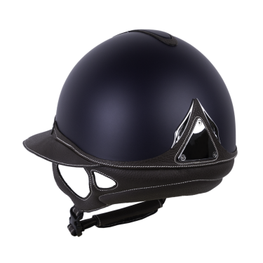 Casco Antares Origin Galaxy visera Eclipse Azul / cuero marrón