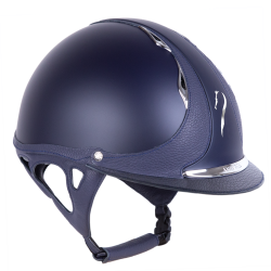 Casco Antares Origin Galaxy con visera estándar Azul / cuero azul