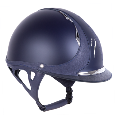 Casco Antares Origin Galaxy con visera estándar Azul / cuero azul