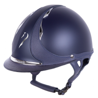 Casco Antares Origin Galaxy con visera estándar Azul / cuero azul