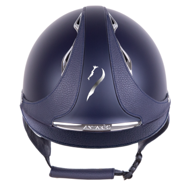 Casco Antares Origin Galaxy con visera estándar Azul / cuero azul