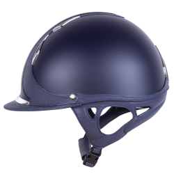 Casco Antares Origin Galaxy con visera estándar Azul / cuero azul