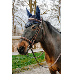 Capucha antimoscas Equithème Pearl Marino Azul marino