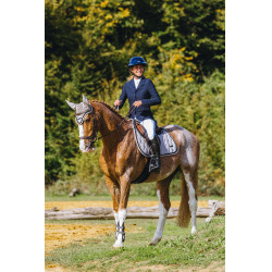 Capucha antimoscas Equithème Pearl Gris pardo Marr&amp;amp;amp;oacute;n