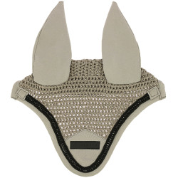 Capucha antimoscas Equithème Pearl Gris pardo Marr&amp;amp;amp;oacute;n