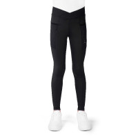 Legging Infantil Flora “Je T’aime” – Equithème Negro