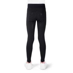 Legging Infantil Flora “Je T’aime” – Equithème Negro