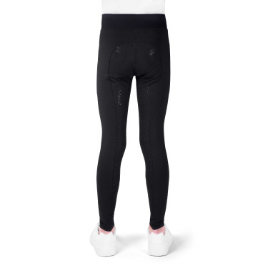 Legging Infantil Flora “Je T’aime” – Equithème Negro