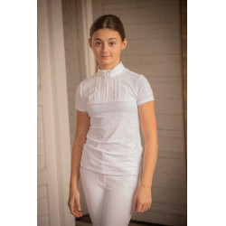Polo EDEN BY PL Florence mesh Blanco